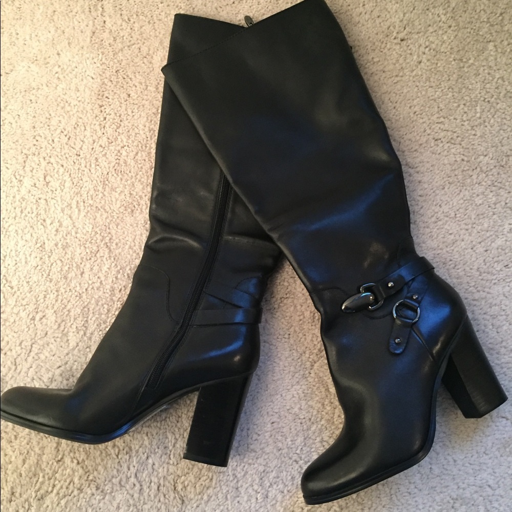 Tahari Felix Leather Boots